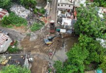 Avanza la reconstrucción de la cañada de Vitoco: una obra que transforma Los Alcarrizos